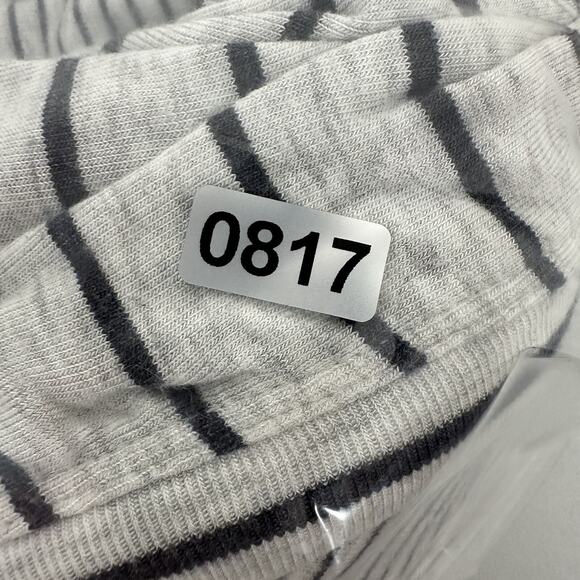 Cabi 3806 Pivot Tee Womens Small Gray Black Striped Boxy Stretch Oversized - Picture 16 of 16